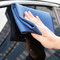 It's Win WINC-062 Microfiber Glass-Cleaning Towel, 420 GSM, 40 × 40 cm, Dark Blue, 1 pc