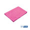 It's Win WINC-243-4 Microfiber Glass-Cleaning Towel, 290 GSM, 40 × 40 cm, Pink, 1 pc