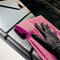 It's Win WINC-243-4 Microfiber Glass-Cleaning Towel, 290 GSM, 40 × 40 cm, Pink, 1 pc