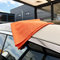 It's Win WINC-243 microfiber window cloth, 290gsm, 40x40cm, orange, 1pc