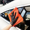 It's Win WINC-243 microfiber window cloth, 290gsm, 40x40cm, orange, 1pc