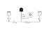 LED daytime running lights DRL 7R-1W