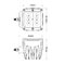 WL 3019-18 Additional LED light, CREE XBD, 9-32V, 18W, 1.440lm, Flood