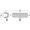 WL 6018-18 Work LED light, 9-32V, 18W, DT connector 1.440lm, Flood