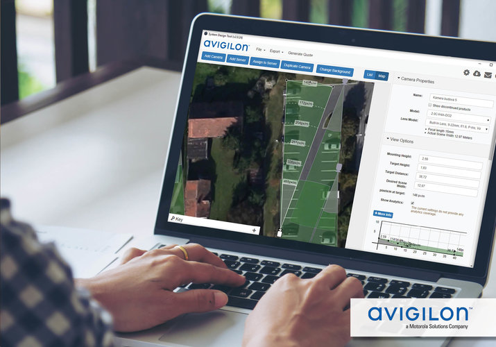 Motorola Solutions System Design Tool – Nahradzuje Avigilon design tool 2.0