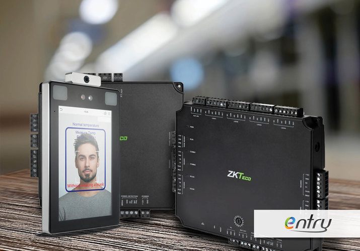 Zapojenie kontrolérov cez RS-485 + posledné cez RJ