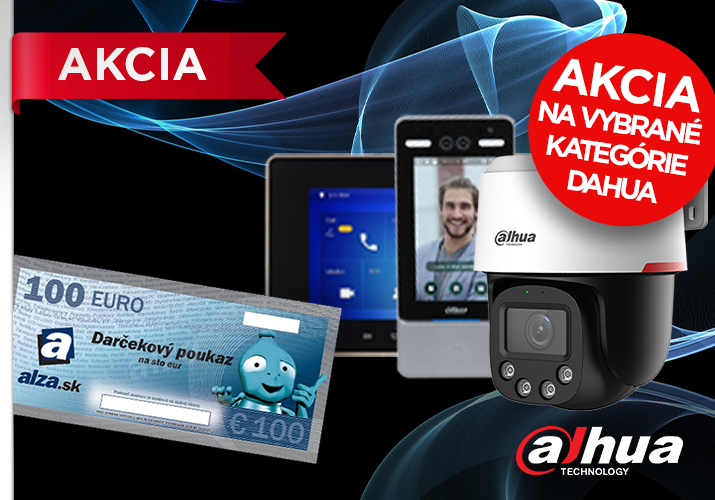 Nakupujte Dahua produkty, získajte poukazy ALZA