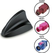 CAL-7727099 Calearo Antenna SHARK2 GSM UMTS LTE WIFI GNSS FAKRA m