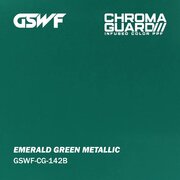 GSWF EMERALD PPF paint protection film, glossy, green, metallic