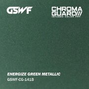 GSWF ENERGIZE PPF paint protection film, glossy, green, metallic