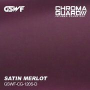 GSWF SATIN MERLOT PPF paint protection film, satin, red