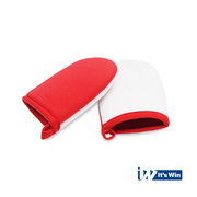 It's Win WINC-208 Microfiber Glove, Red & White