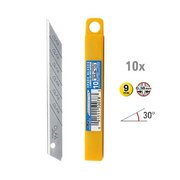 KF 120-SAB-10 replacement blades 9mm 30°, OLFA, 10pcs for cutter KF 100-SVR-2