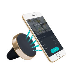 MG MAG GOLD Smartphone Air vent holder, gold rim