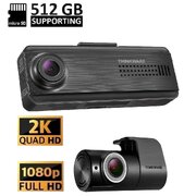 Thinkware Q200 2CH Dashcam 2K+FHD, WiFi, GPS, BT