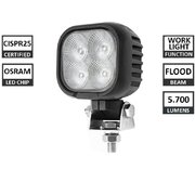 WL 0801-40 Work LED light, 9-32V, 3.600lm, Flood, CISPR certificate