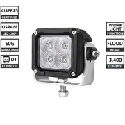 WL 0807-40 Work LED light, 9-32V, 3.400lm, Flood, 60G, CISPR certificate