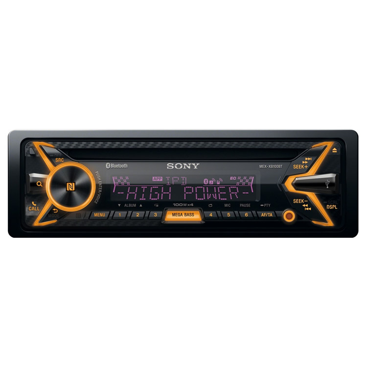 Car audio SONY 1DIN with CD 4x100W USB Bluetooth MEXXB100BT.EUR TSS GROUP