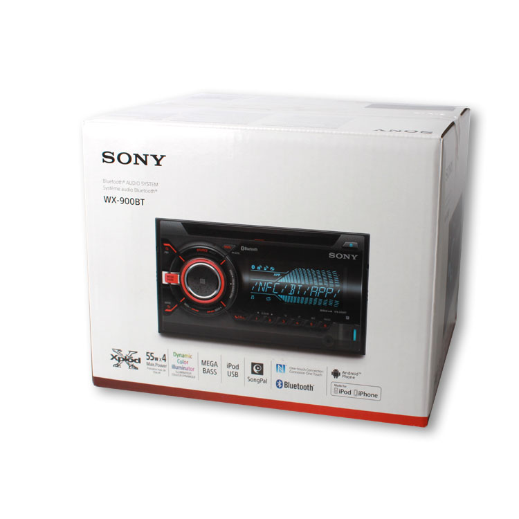 Car audio SONY 2DIN with CD bluetooth USB DSEE DSO WX900BT