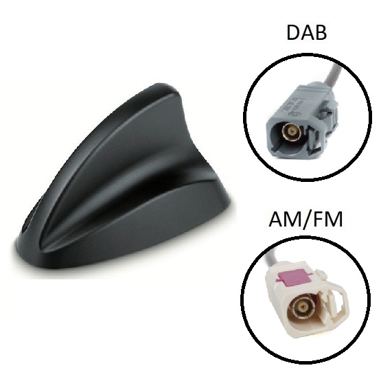 CAL 7677892 Calearo Shark2 AM FM DAB antenna active TSS GROUP