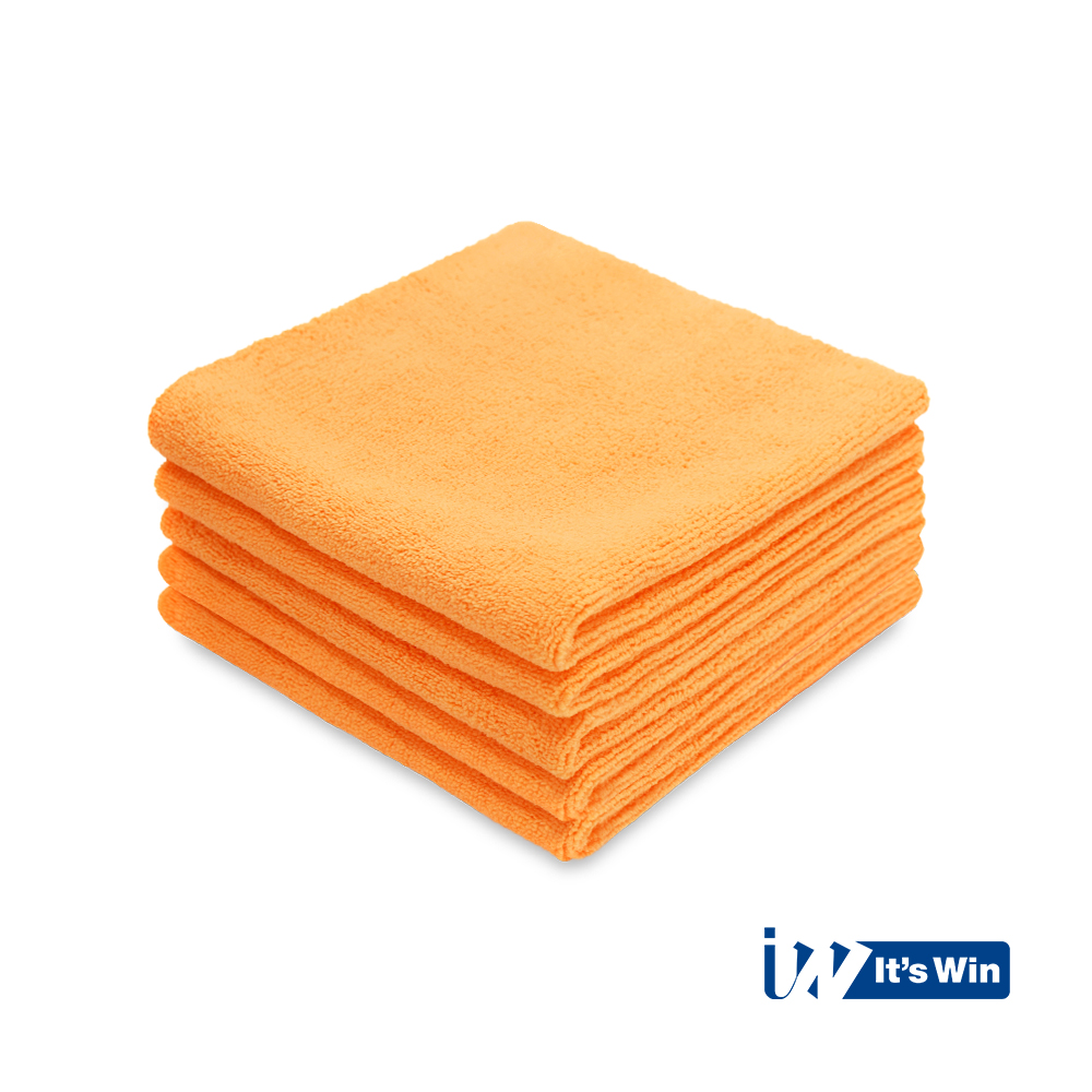 It's Win WINC-047 microfiber cloth set, 310gsm, 40x40cm, orange, 5pcs ...